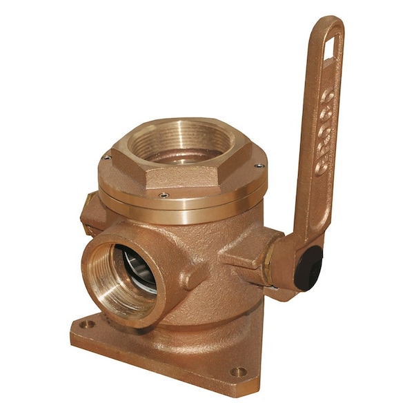 1-1/2 in. Safety Seacock w/1-1/4 in. Side Port